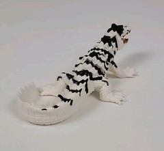 Chap Mei Black & White Crocodile, Alligator Gator Animal Figure 6.5” Long Figure