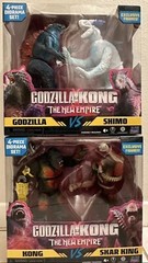 Godzilla X Kong: The New Empire 2 Pack Fig. Set Kong vs Skar Godzilla vs Shimo