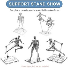 HG144 Adjustable Action Figure Display Holder Base Doll Model Support Stand