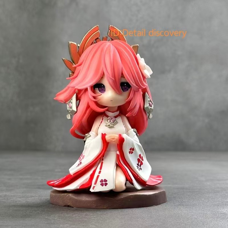 Anime Yae Miko Figure PVC Model 13.5cm Collectible Statue Art Toy New Gift