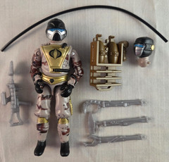 Gi Joe Black Major Cobra Techno Viper Desert Patrol Custom Limited Edition