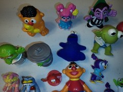 Vintage To Modern Sesame Street Mixed Toy Lot Sale Kermit Elmo Big Bird Oscar