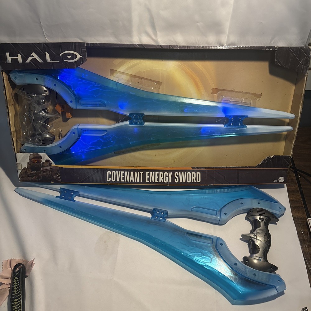 Halo Covenant Energy Sword Mattel 2016 Lot Of Two GameStop Exclusive Tested 1/2