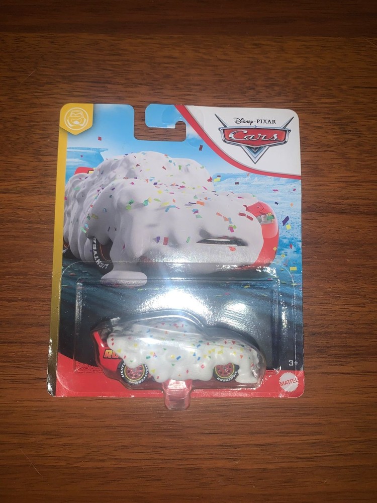 Lightning mcqueen cupcake car mattel