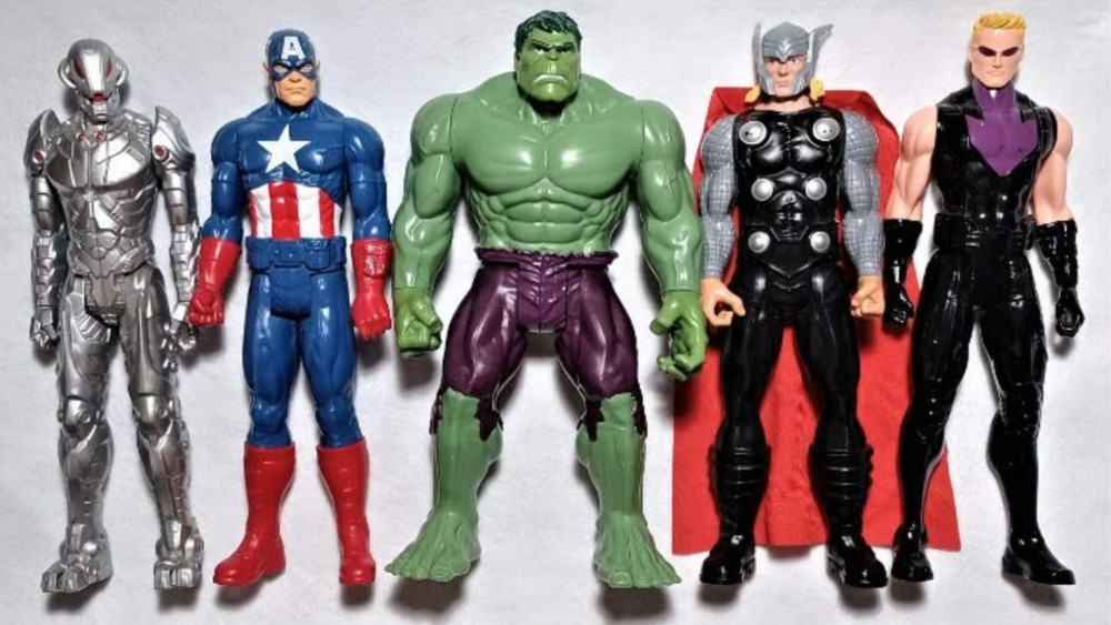 MARVEL Super Heros Collection, Incredible Hulk, Spiderman, Hawkey, Ultron & Thor