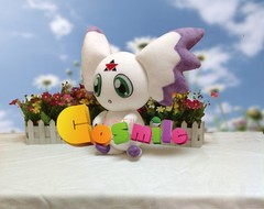 In Stock Digimon Adventure Plush 45cm Doll Stuffed Culumon Cute Toy Kids Gift