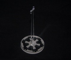 acrylic display stand only for Hasbro POTF Imperial Probe Droid 1996