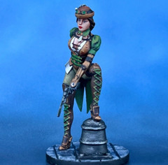Action table figurine Steampunk Headhunter. 40mm Resin Figure