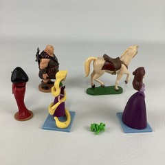 Disney Tangled Figures Toppers Rapunzel Hook Hand Pub Thug Arianna Maximus Lot