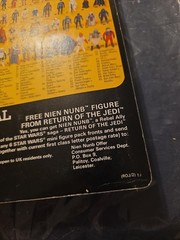 Vintage 83 Kenner Star Wars Return Of The Jedi Admiral Ackbar 65 Back MOC ROTJ
