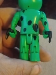 ROBLOX PIGGY Action Figure Toy Dinopiggy Articulated Buildable Green Loose 3.5”