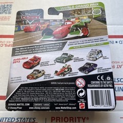 DISNEY PIXAR CARS WORLD GRAND PRIX ALEX CARVILL COLLECTOR NO. 17/17 NEW BOX-27