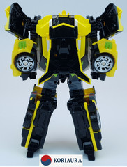 Metal Cardbot S SPARKBIT Spark Bit Yellow Transforming Robot Sports Car Toy 2025