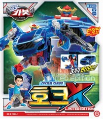 Hello Carbot Crystal HAWK X Limited Edition Transforming Robot Figure Car Toy
