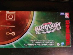 TRANSFORMERS WAR FOR CYBERTRON KINGDOM ROAD RANGER,PUFFER GOLDEN DISK COLLECTION