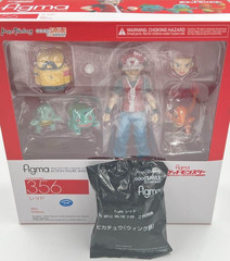 Max Factory figma Pokemon Red Trainer Action Figure No.356 W/Bonus JP
