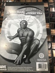 spider sense spiderman Personalized Sticker Pad 270 Plus Ages 4 And Up