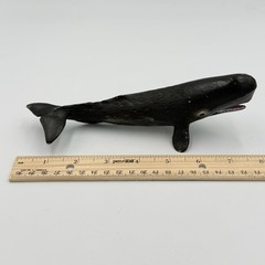 5 Whale Narwhal Realistic Toy Lot Ocean Life 6-11” Unbranded Schleich Type READ