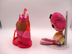Lalaloopsy Tinies Sew Royal Castle Rainbow Cinder Slippers Doll Mini Cinder Clot