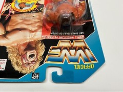 1991 WWF Hasbro ULTIMATE WARRIOR action figure (French carded)