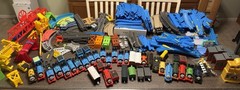 HUGE Lot Of TOMY Thomas & Friends Train Tracks PLARAIL Cars Everything & More!