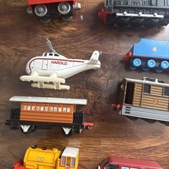 Thomas And Friends Die Cast and plastic Train Lot of 29 Collection – used / wear