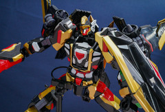 Metal Cardbot W NightGriffon Jet Aircraft Transformer Robot Korean Toy