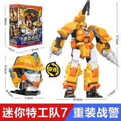 MINIFORCE Super Cops Power Police Ranger TRANS HEAD Transformer Robot Figure Toy