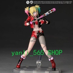 Kaiyodo Revoltech Amazing Yamaguchi Harley Quinn Suicide Squad ISEKAI Ver.&Bonus