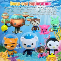 Flexible 8-Pcs Miniature Animal Figurines – Educational Ocean Toys for Kids
