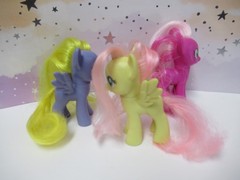 y2k My Little Pony Friendship Is Magic CHEERILEE Lily Blossom Fluttershy G4 lot