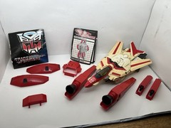 VINTAGE 1985 G1 Transformers JETFIRE Figure Jet Plane w/ Paperwork ****READ****