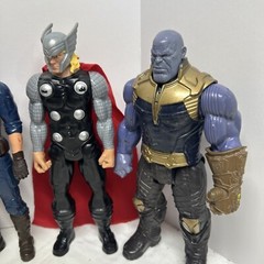 🔥Lot of 7 – Hasbro Marvel & DC 12″ Action Figures Various Years🔥
