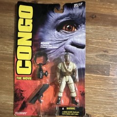 Congo the Movie 1995 Action Figures Karen Ross, Kahega Peter Elliot Monroe 1995