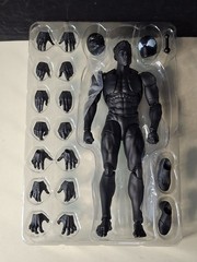 Whale Works WW03E Male Body Ash Limited Black (Blue Eye) Spider-Man/Venom Base