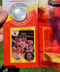 1988 90 91 92 MICHAEL JORDAN STARTING LINEUP SLU 1999 mattel JORDAN & 91 PANINI