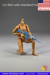 MCCToys 1/12 Male Muscle Narrow Shoulder Flexible Figure Body For 6″Figure Doll