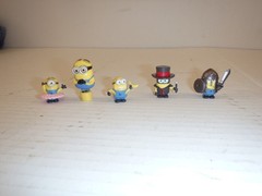 Monopoly Despicable Me Minions Replacment Figures Lot of 5