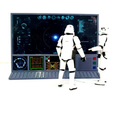 CUSTOM WALL COMPUTER SCREEN for 3.75 IN Figure Sci Fi Acid Rain DIORAMA