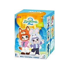 Authentic Molly Zootopia 2 Series Blind Box Figures Toy 1/12 Action Doll