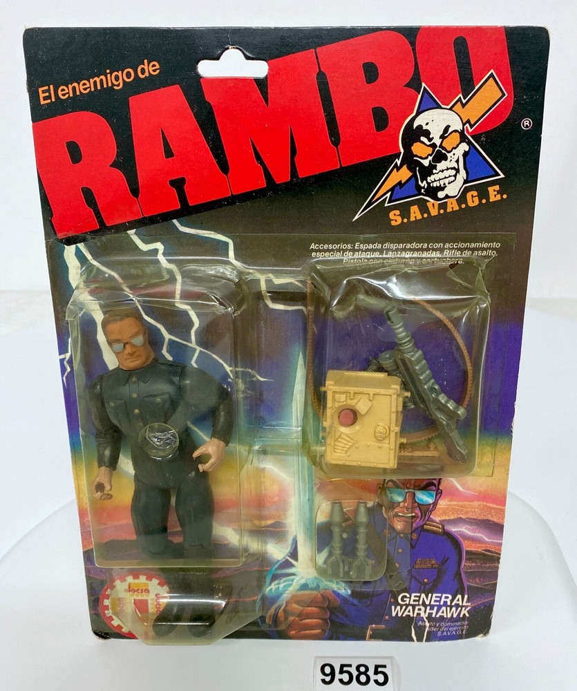 Rambo Sound Effect FX JOCSA Argentina 80’s not Coleco Glasslite General Warhawk