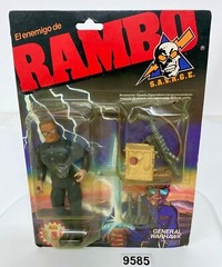 Rambo Sound Effect FX JOCSA Argentina 80’s not Coleco Glasslite General Warhawk
