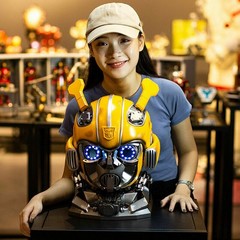 Killerbody 1:1 Amazing Bumblebee Helmet Mask Wearable Voice Control Toy Props