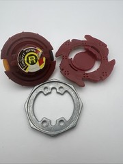 Gold Red Master Dranzer Hyperblade Beyblade Hasbro V Force Used E3