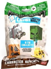PALADONE Minecraft Chibi Backpack Buddies x1 Mystery Blind Bag Click Keychain