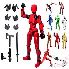 1PCS 13 Joints Figure Articulate Movable Dummy Doll Diy Assembly Toy 3D Printed