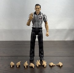 WWE Referee John Cone Elite Build a Figure BAF 5 Summer Slam Complete