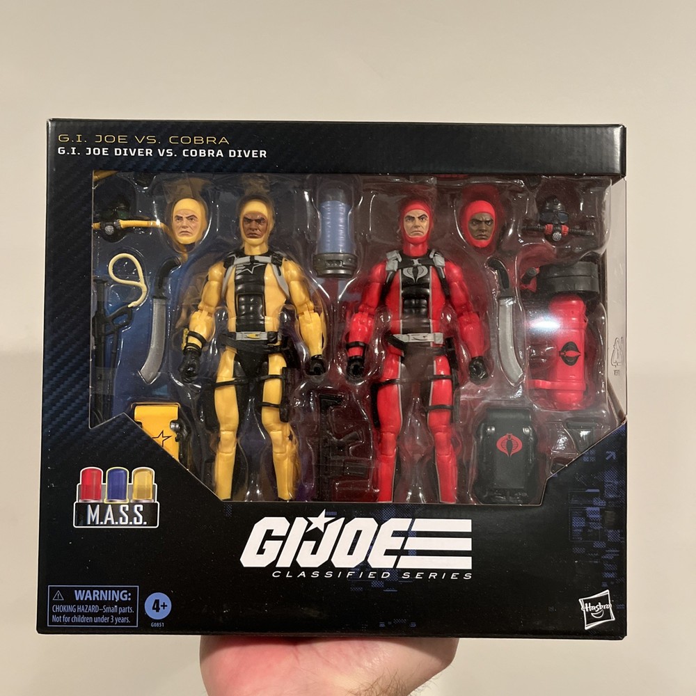 G.I. Joe Classified Series MASS Device GI Joe Diver Vs Cobra Diver 2-pack