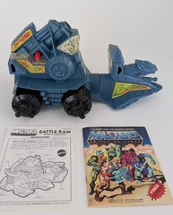 MOTU 1981 Battle Ram from Mattel – 100% COMPLETE with instructions and comic