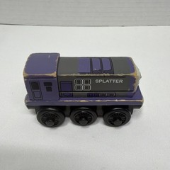 Thomas Wooden Railway Train MAGIC RAILROAD LOT DODGE SPLATTER LADY DIESEL 10